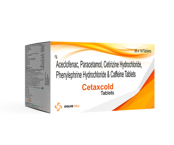 Cetaxcold Tablets – Cold, Fever & Allergy Relief