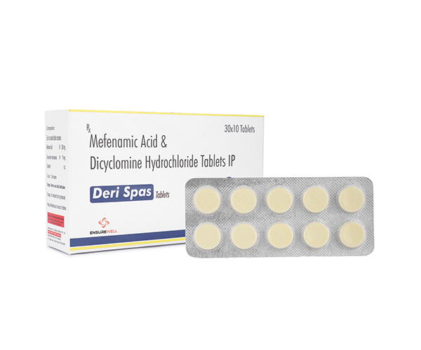 Deri Spas Tablets – Relief from Cramps & Pain