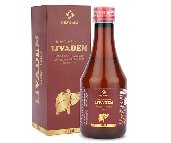 L-Ornithine L-Aspartate, Silymarin & Multivitamin Suspension