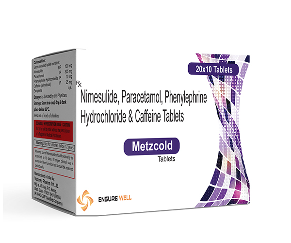 Metzcold Tablets – Cold, Fever & Pain Relief