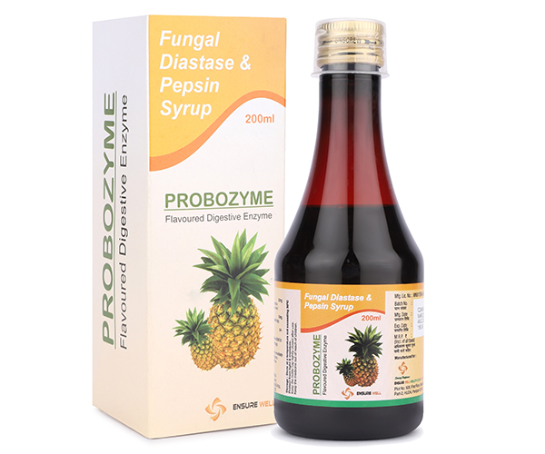 Fungal Diastase & Pepsin Syrup – Flavoured Digestive Enzyme