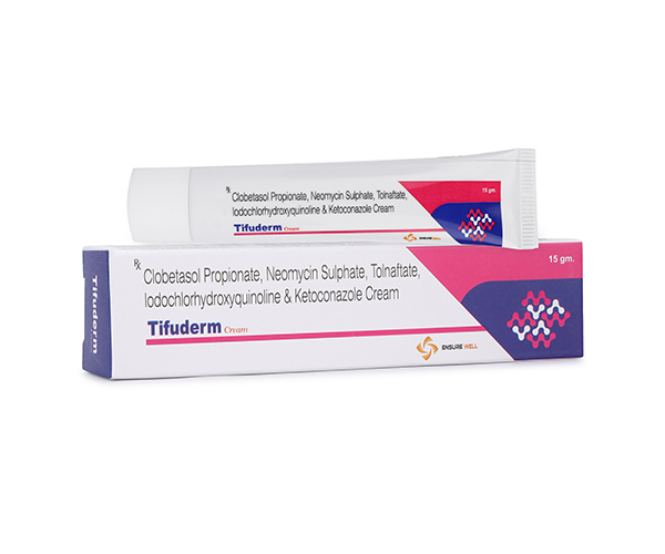 Clobetasol Propionate, Neomycin Sulphate, Tolnaftate, Iodochlorhydroxyquinoline & Ketoconazole Cream