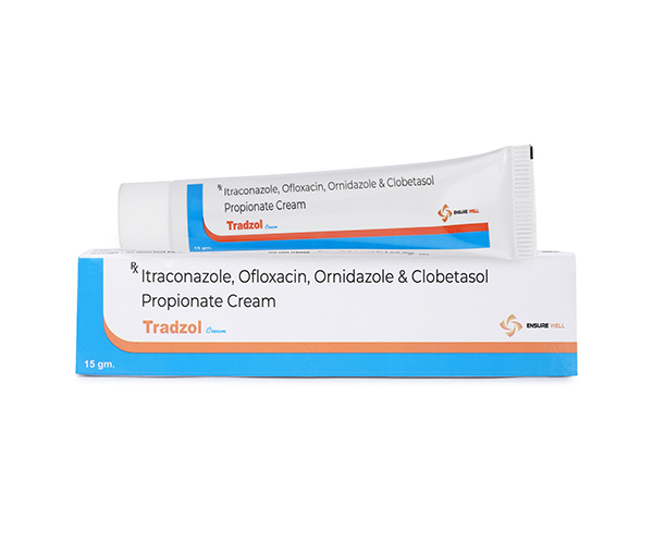 Itraconazole, Ofloxacin, Ornidazole & Clobetasol Propionate Cream